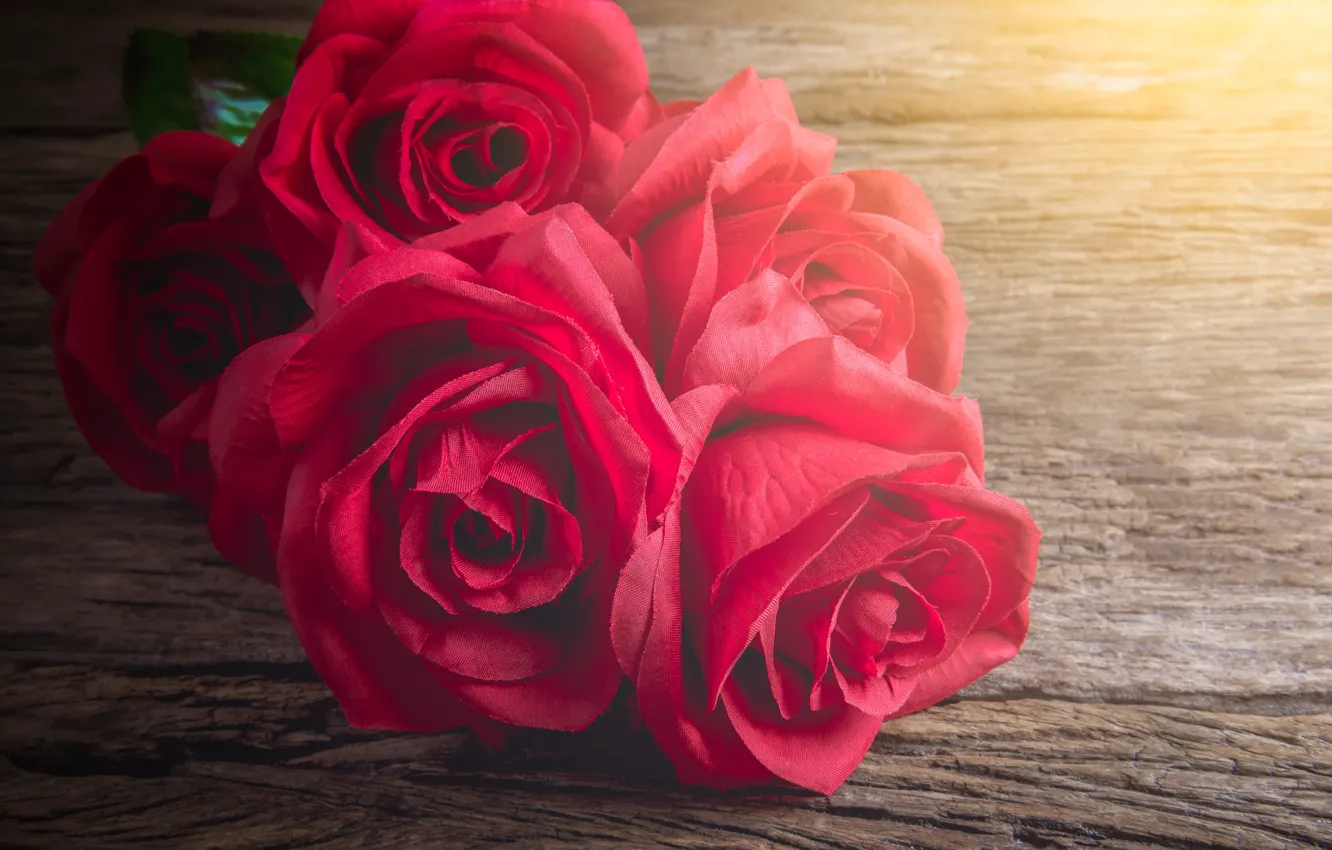 Photo wallpaper flowers, background, bouquet, Roses