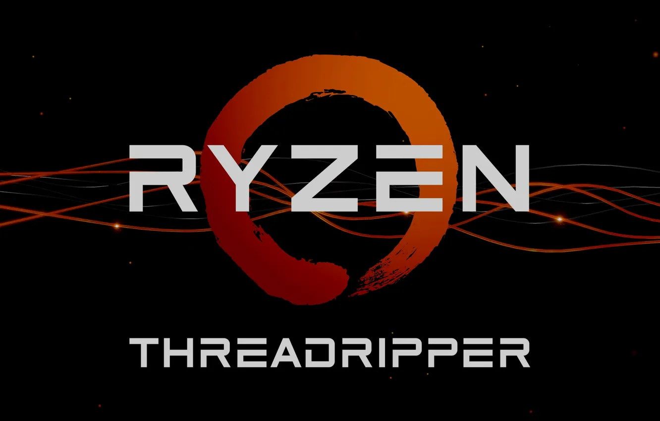 Photo wallpaper background, AMD, dark, Ryzen, Threadripper