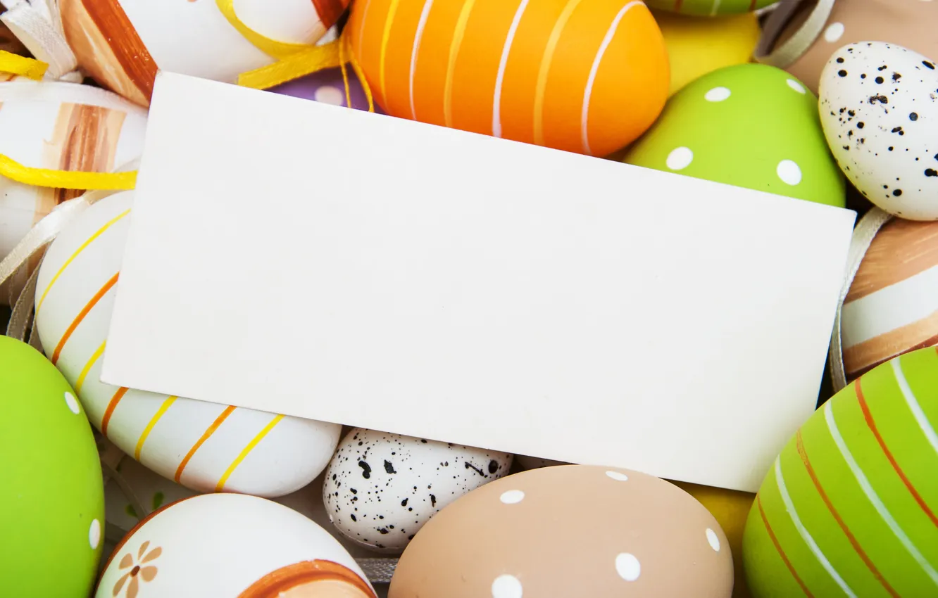 Photo wallpaper eggs, Easter, spring, Easter, painted, eggs