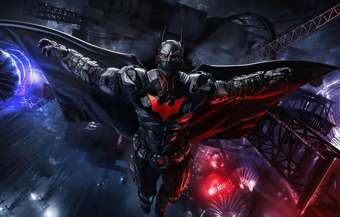 Photo wallpaper Batman, DC Comics, Fly