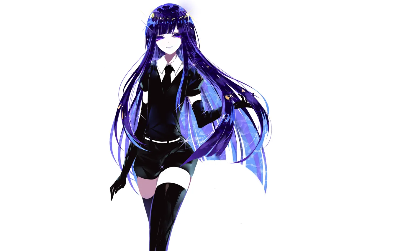 Photo wallpaper girl, art, white background, Country Gems, Sheya