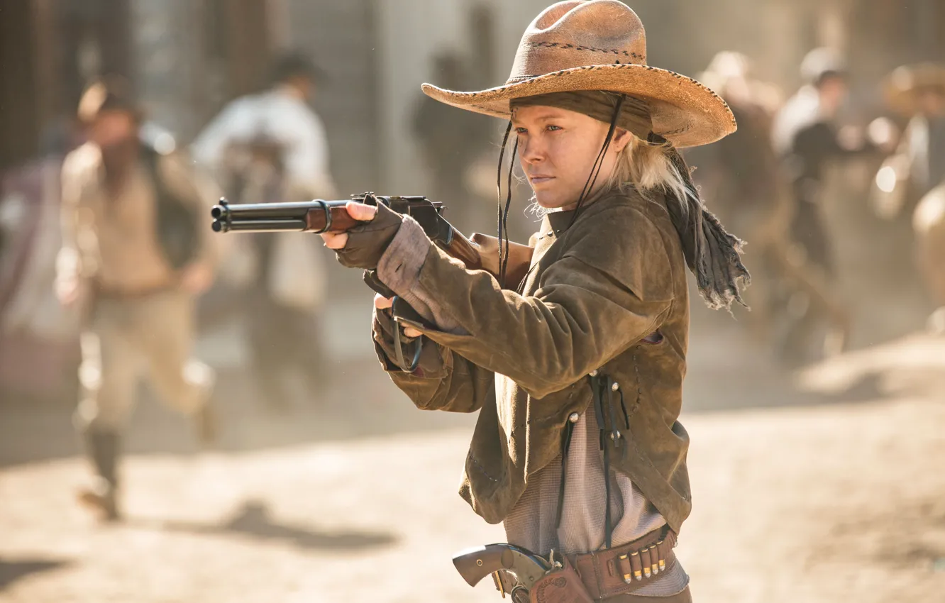 Photo wallpaper Ingrid Bolsø Berdal, Westworld, The World Of The Wild West, Ingrid Bolse Berdal