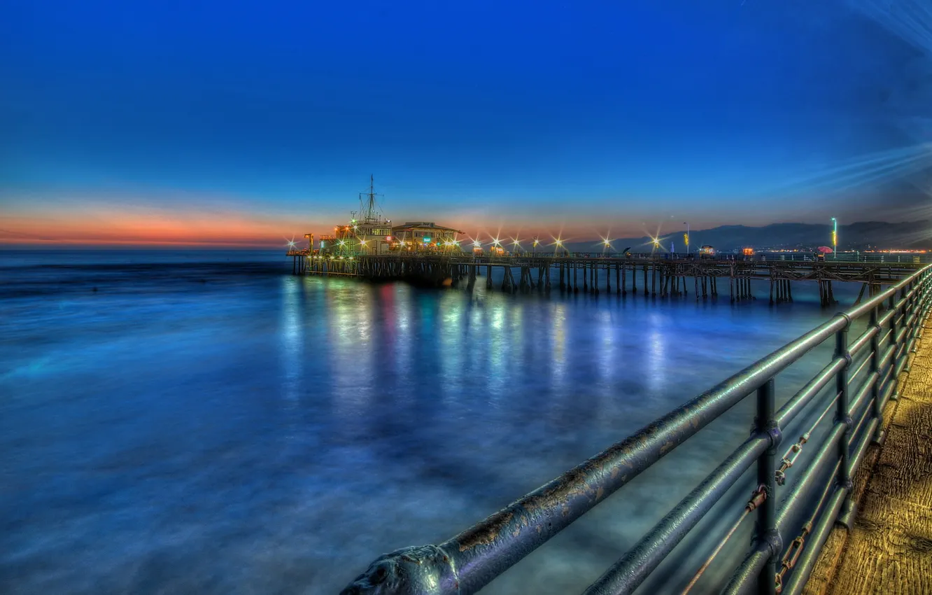 Photo wallpaper United States, California, Santa Monica