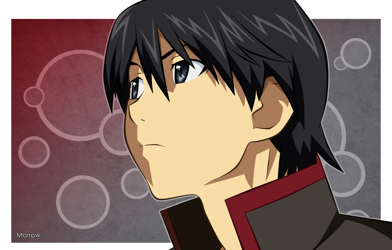 Photo wallpaper portrait, anime, guy, bakemonogatari