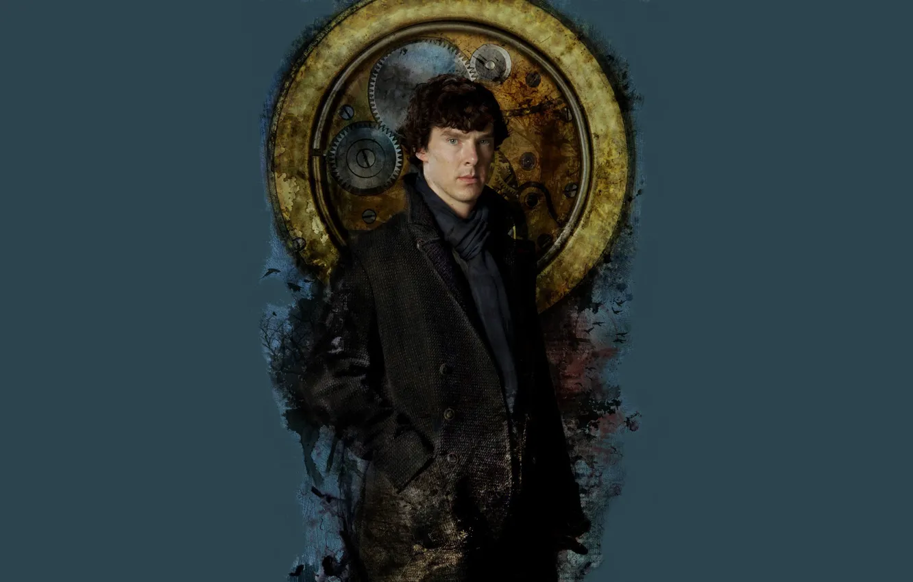 Photo wallpaper circles, Benedict Cumberbatch, Sherlock, Sherlock BBC, Sherlock Holmes, Sherlock (TV series), by sueworld