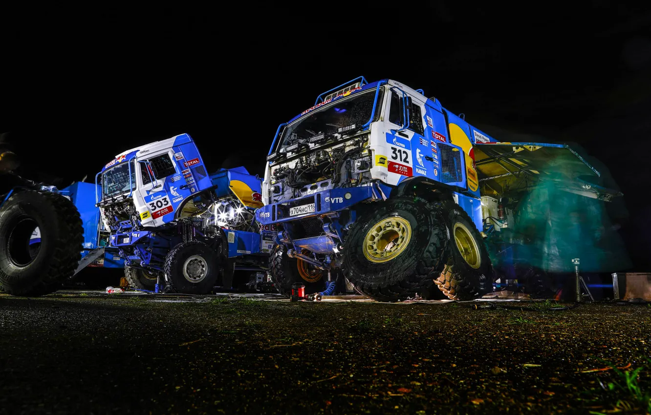 Photo wallpaper the sky, race, sport, beauty, wheel, Truck, Master, Parking