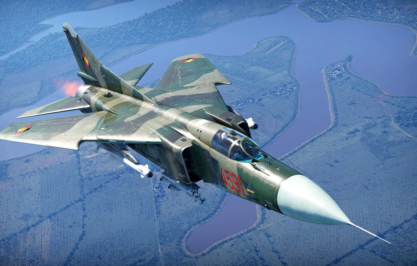 Photo wallpaper USSR, GDR, OKB MiG, MiG-23MF