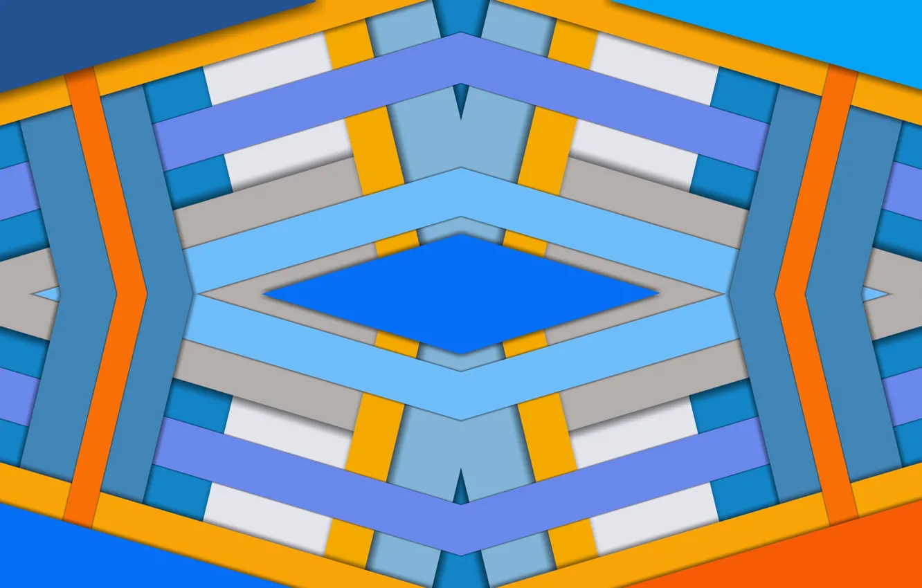 Photo wallpaper colored, figure, symmetry