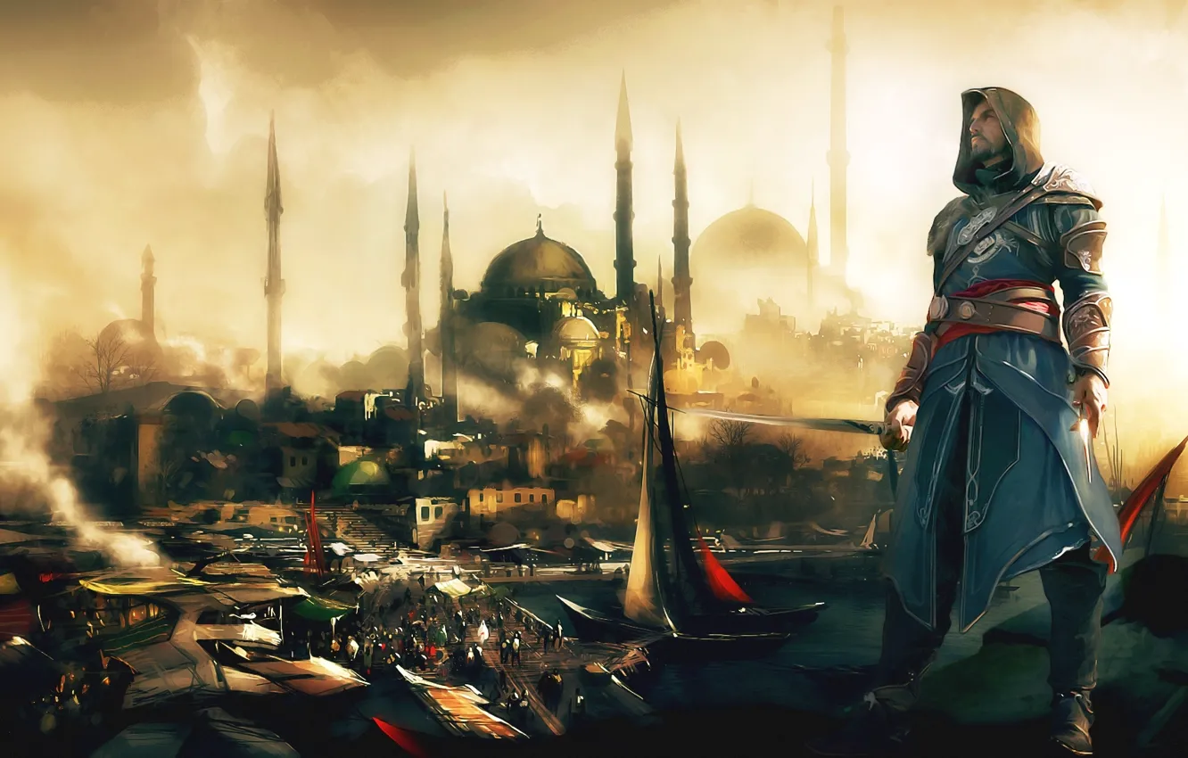 Photo wallpaper Assassin's Creed, Ezio, revelations, Constantinople