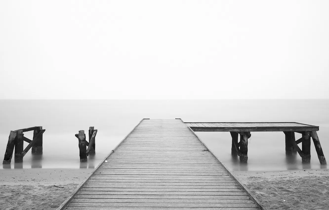 Photo wallpaper sea, water, landscape, mood, the ocean, Wallpaper, romance, shore