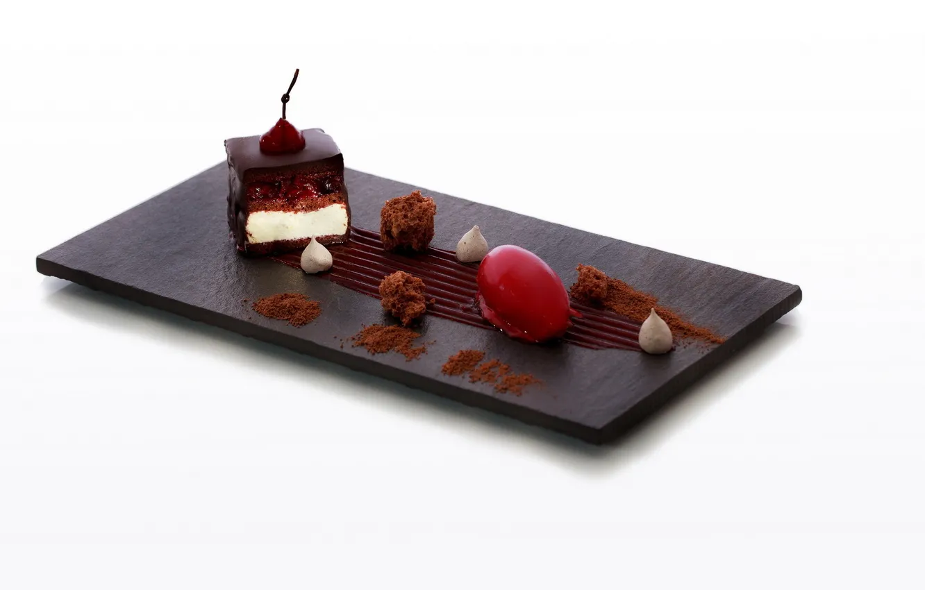 Photo wallpaper Board, food, pie