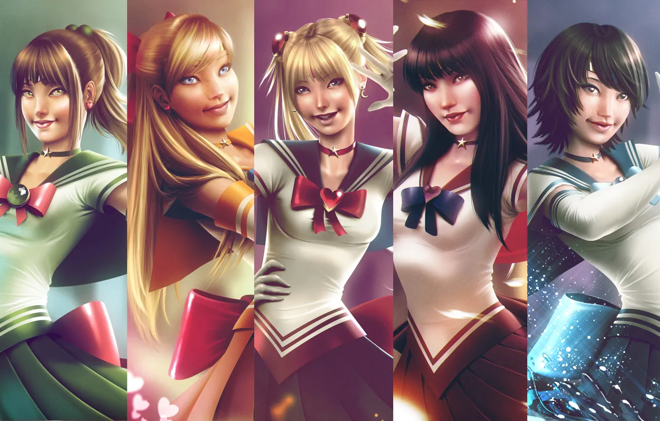Photo wallpaper art, fun art, sailor moon