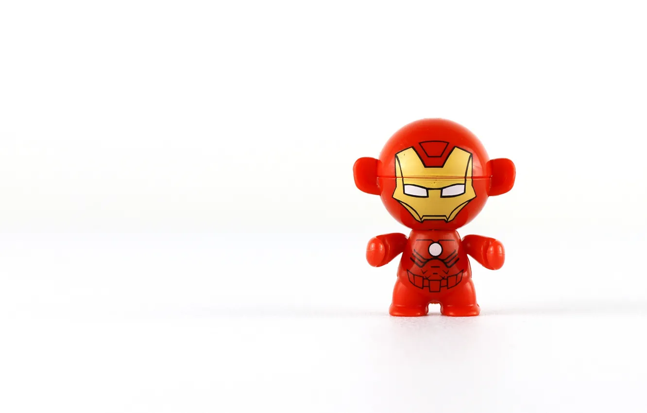 Photo wallpaper toy, Iron Man, miniature