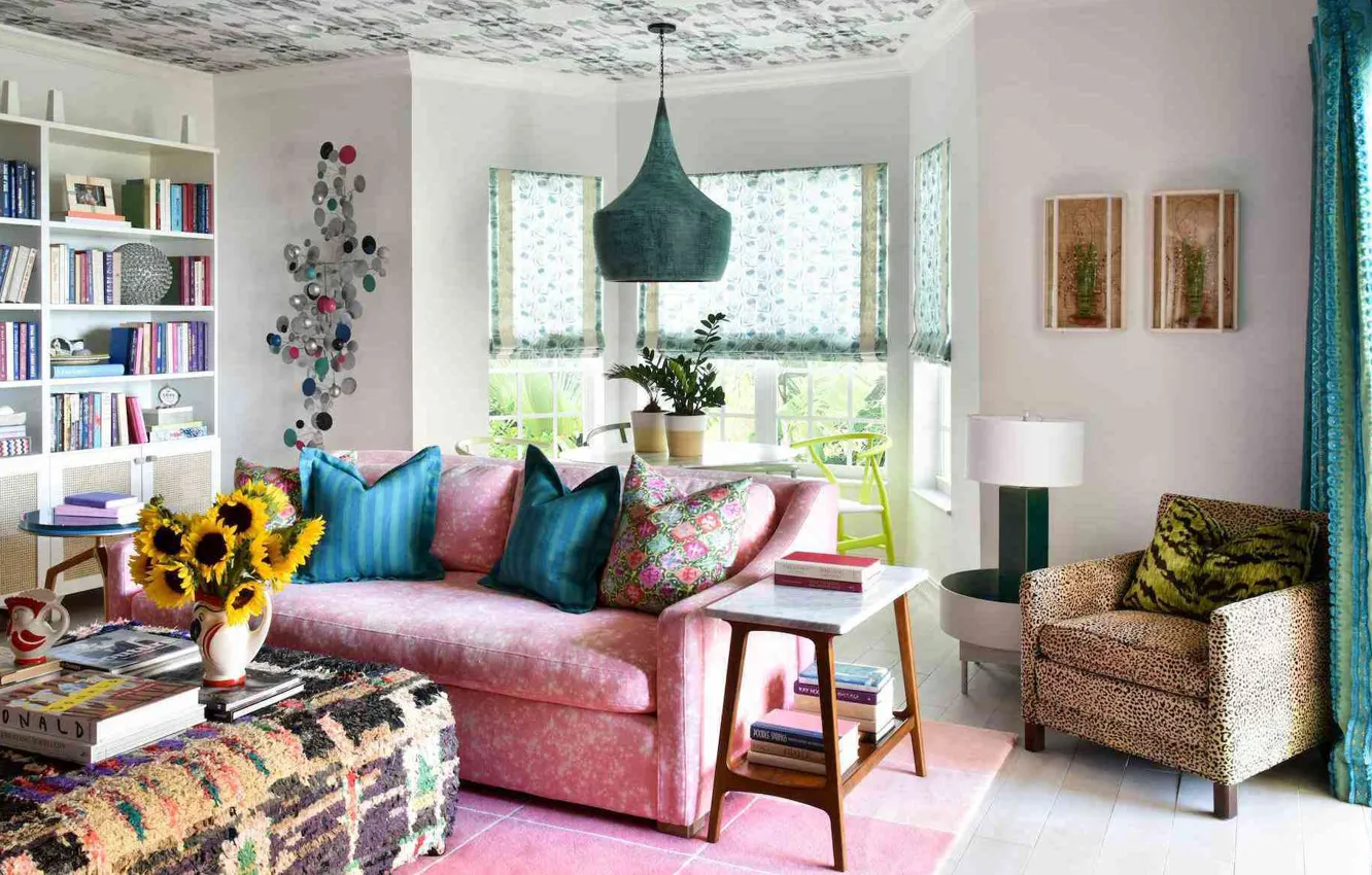 Photo wallpaper design, style, interior, library, living room, living room detail, ocean ridge, Khayden Rafferty