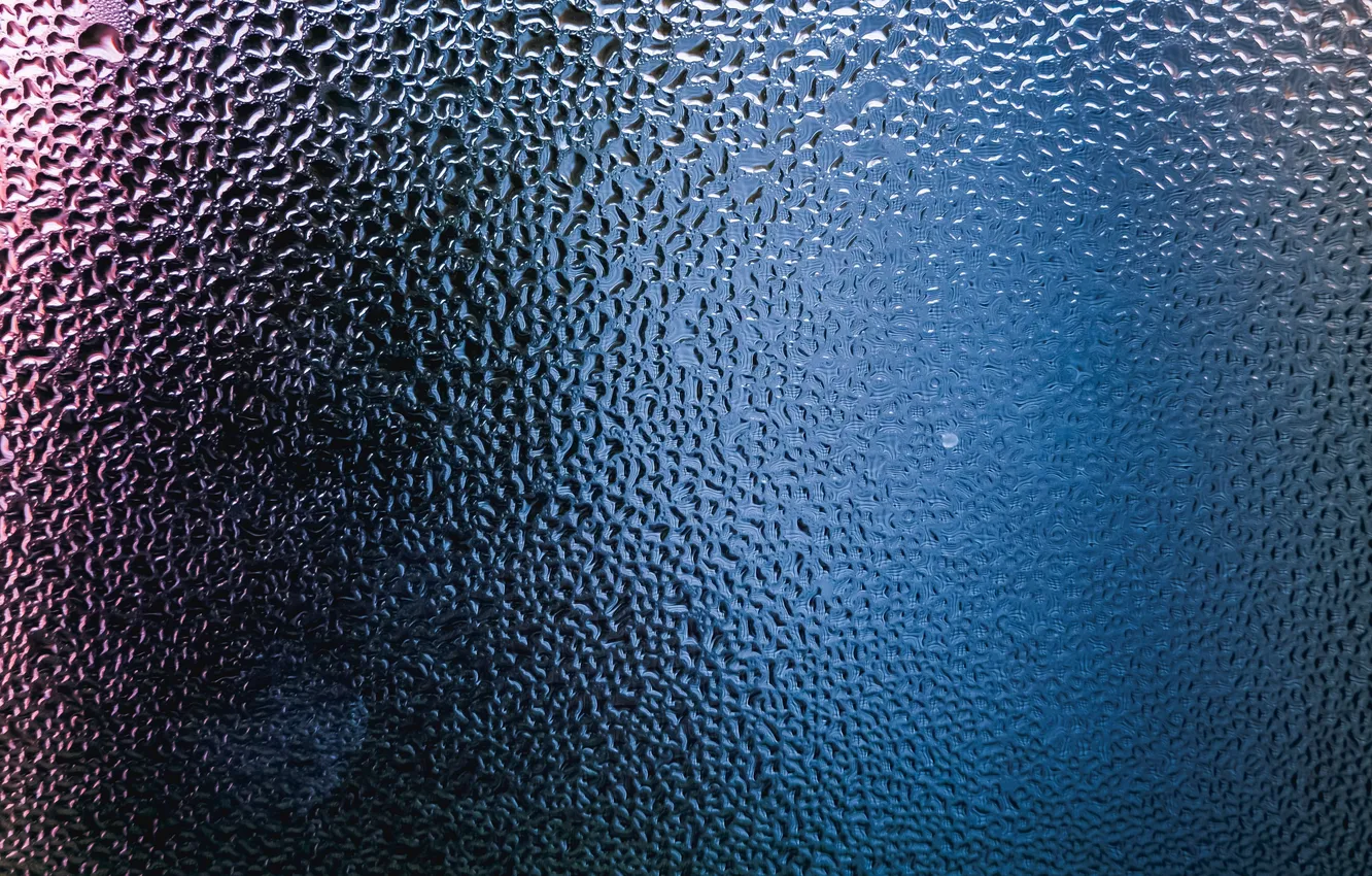 Photo wallpaper glass, drops, moisture, texture