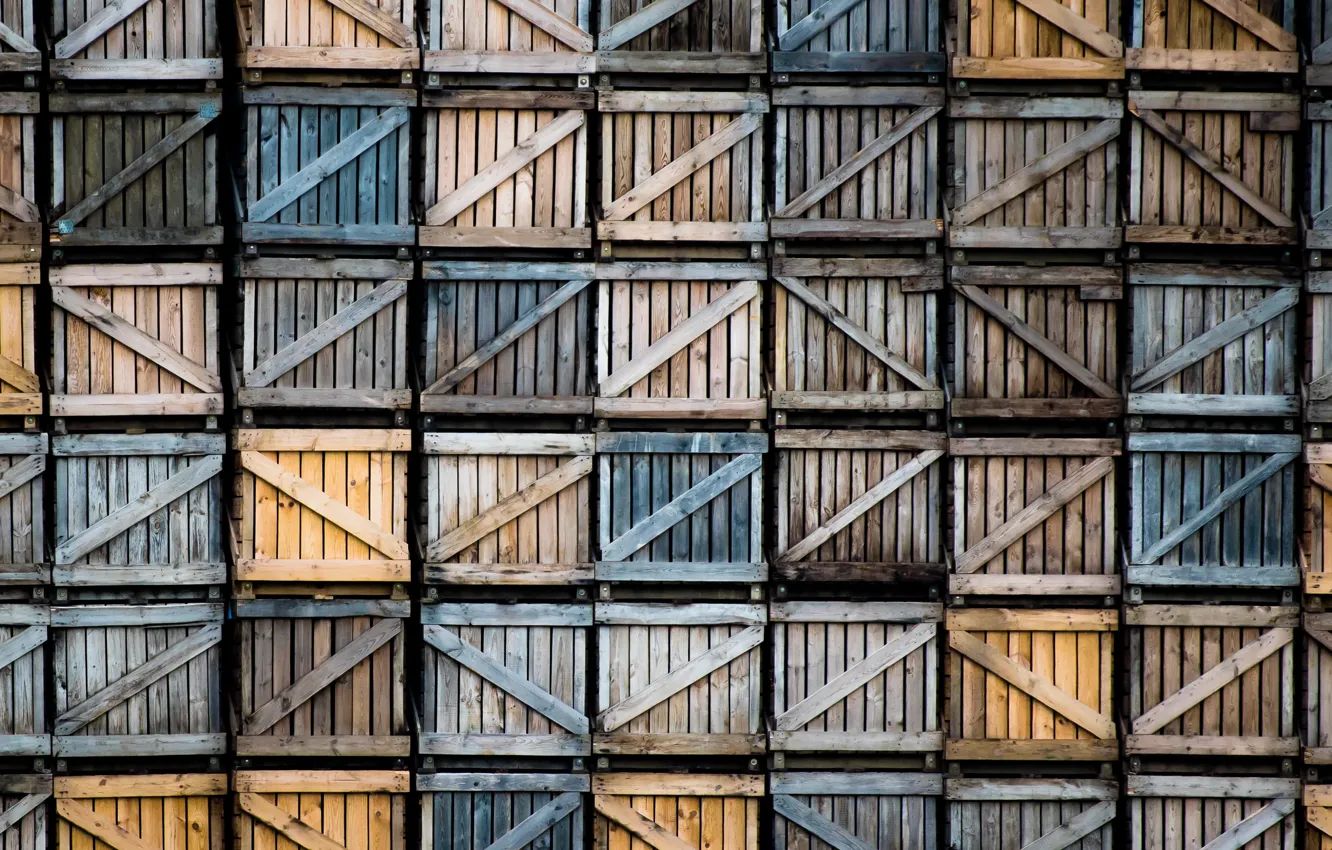 Photo wallpaper pattern, country, farm, stacking, Neat stack