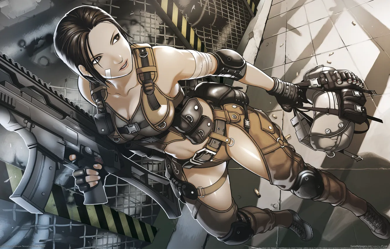 Photo wallpaper weapons, soldiers, Combat arms