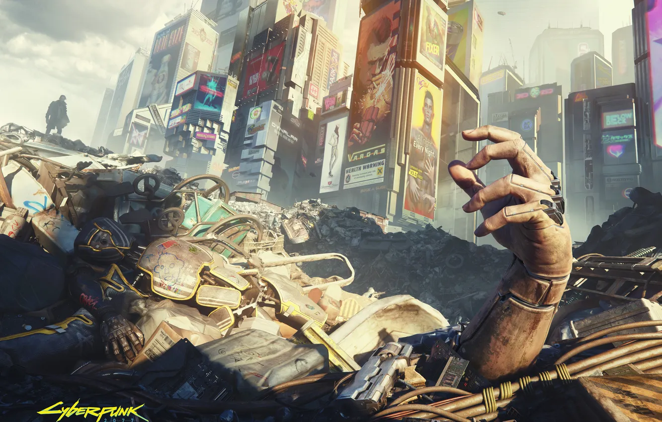 Photo wallpaper sci-fi, Concept Art, night city, Cyberpunk 2077, futuristic, cyberpank, Valerie, Vincent