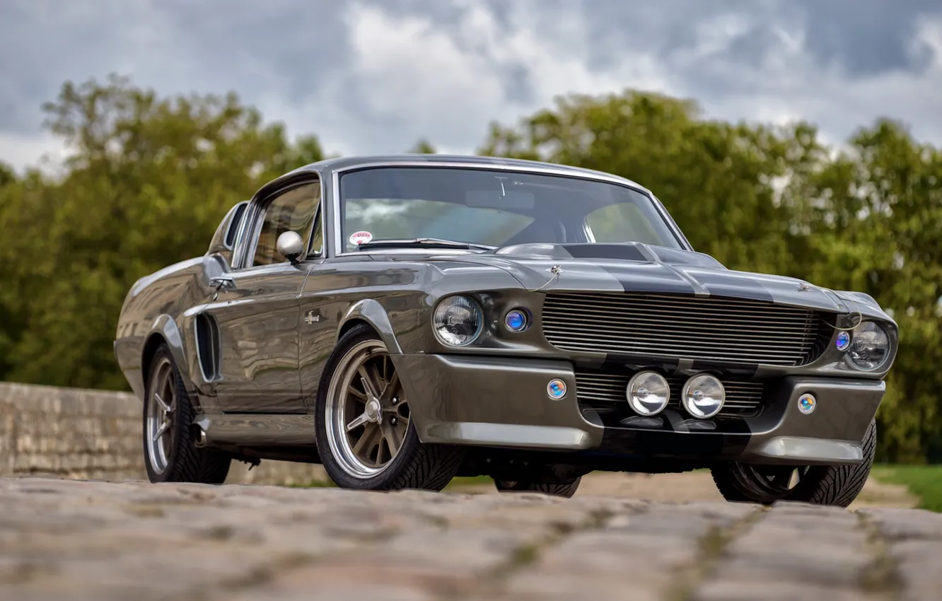 Photo wallpaper Mustang, Ford, Shelby, GT500, USA, Eleanor, Muscle Car, Classic Car