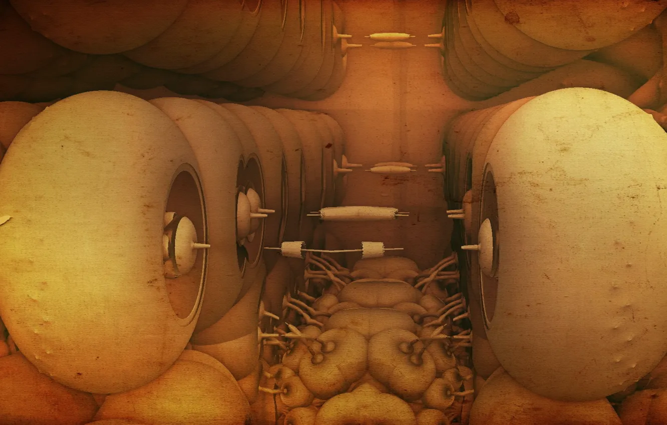 Photo wallpaper abstraction, background, color, form, Fractal