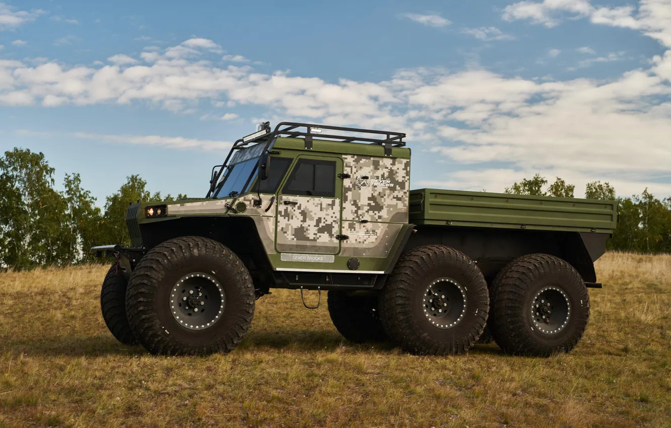 Photo wallpaper machine, Truck, Rover