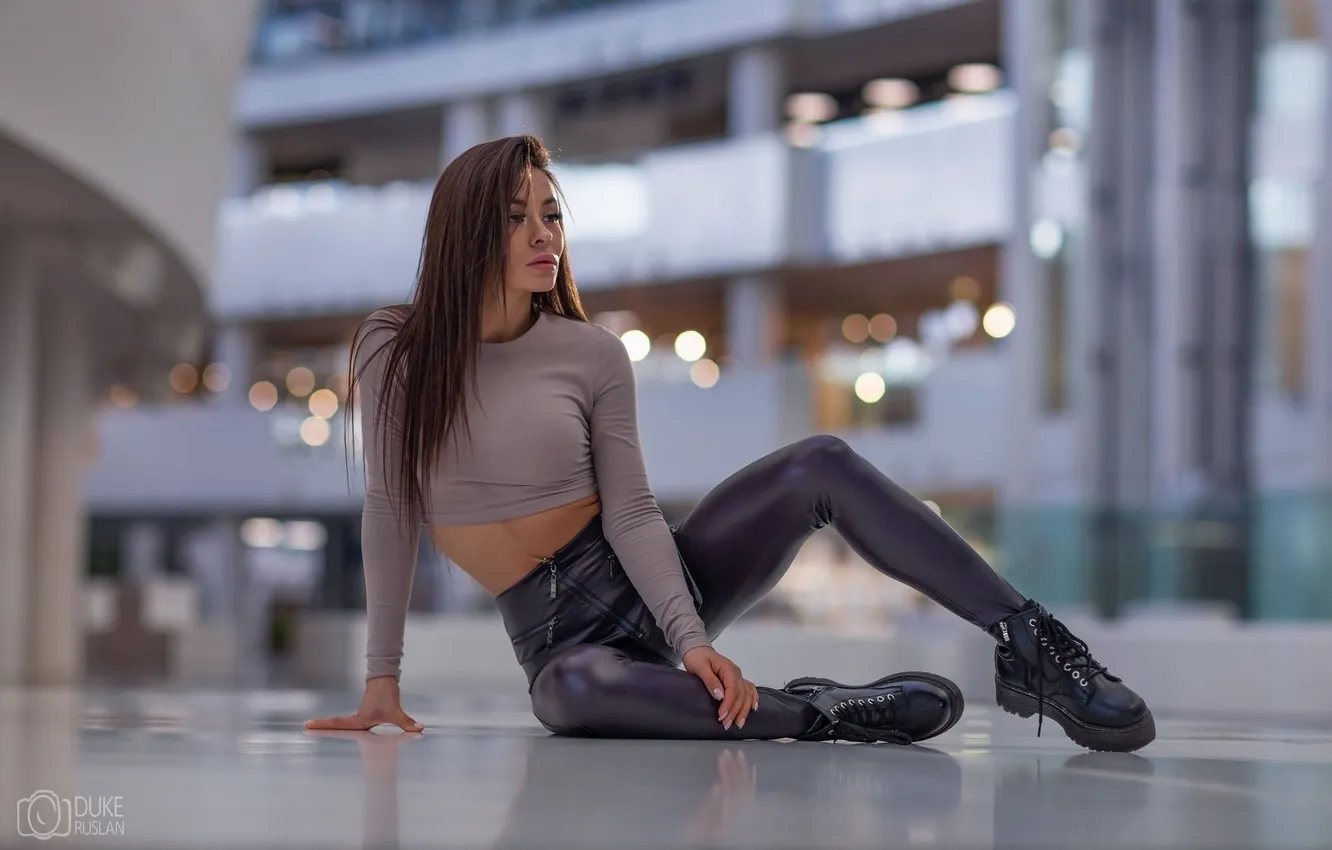 Photo wallpaper girl, sexy, Wallpaper, sweetheart, model, bright, makeup, shoes