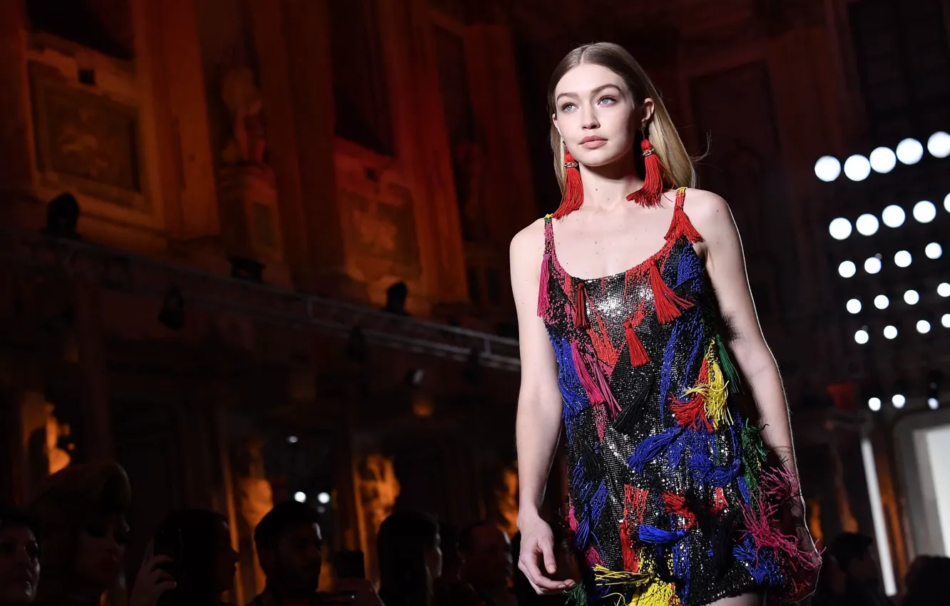 Photo wallpaper model, long hair, the show, Gigi Hadid