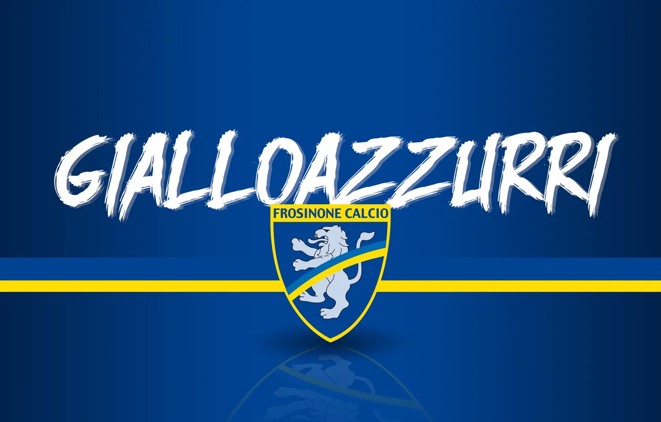 Photo wallpaper wallpaper, sport, logo, football, Serie A, Gialloazzurri, Frosinone Calcio