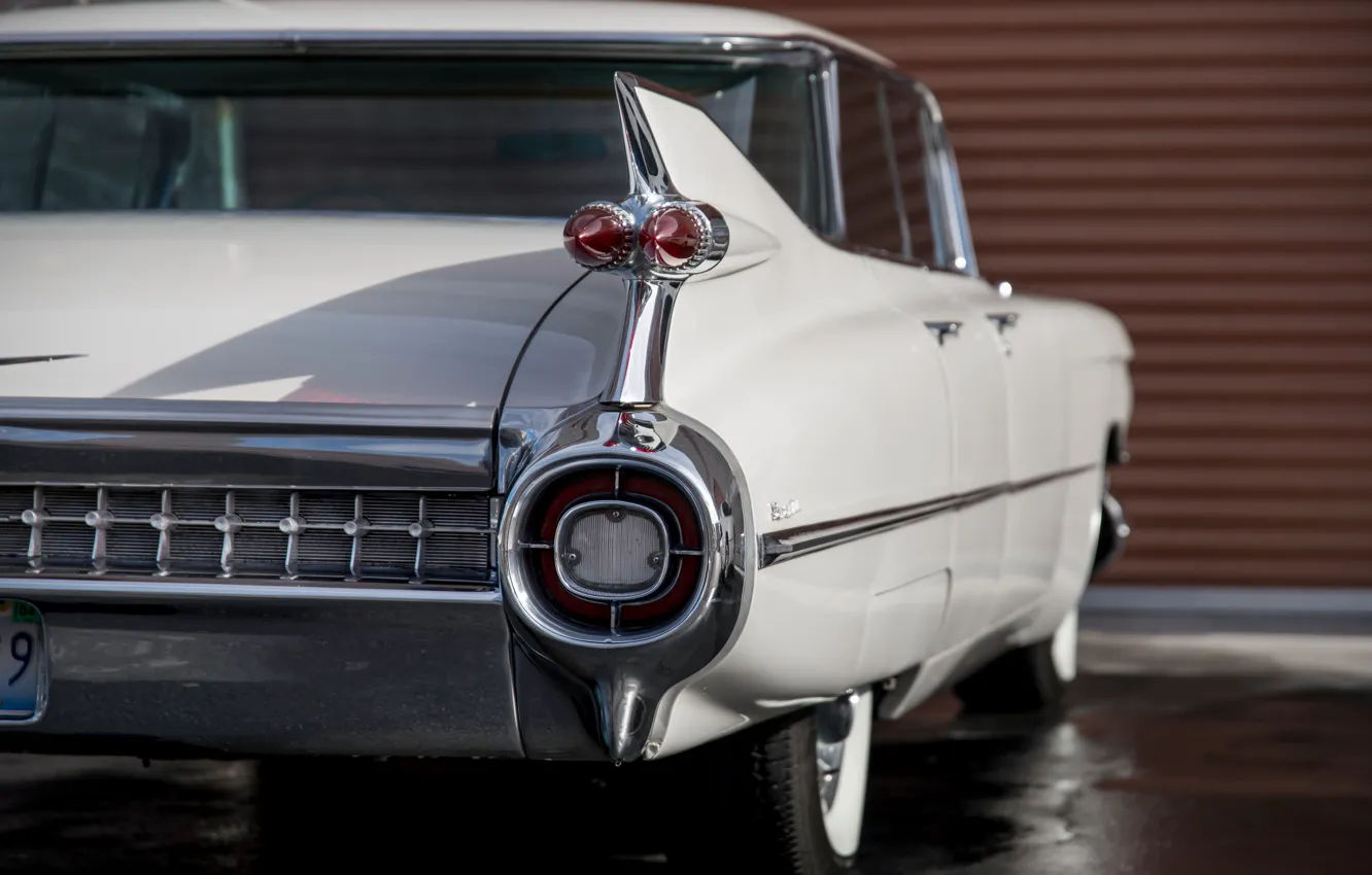 Photo wallpaper retro, Cadillac, classic, Sedan, 1959, deVille