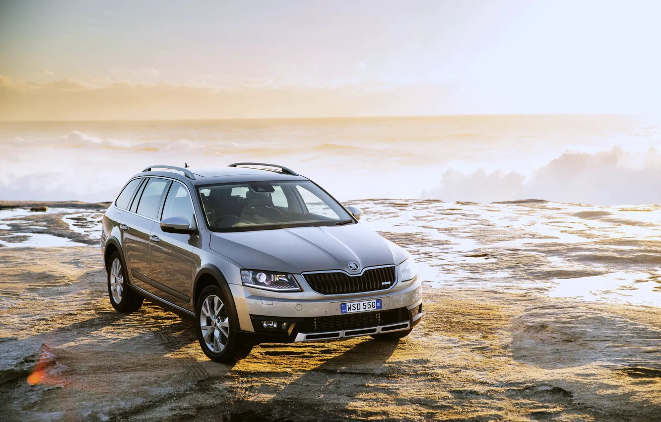 Photo wallpaper Skoda, AU-spec, Skoda, Scout, Octavia, 2015, Octavia, scout