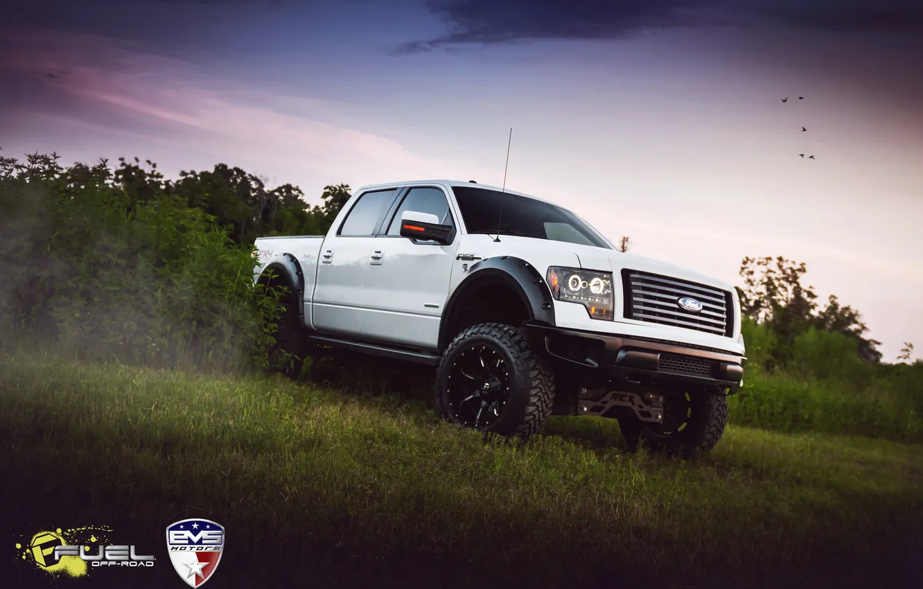 Photo wallpaper white, Ford, jeep, EVS Fuel FX4 11
