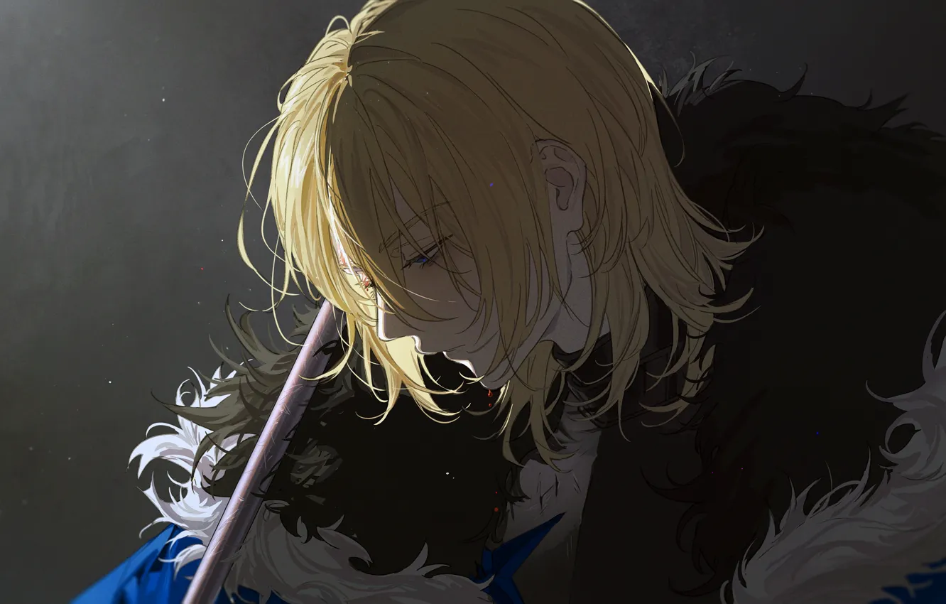 Photo wallpaper sadness, male, Fire Emblem, Dimitri Alexandre Blaiddyd