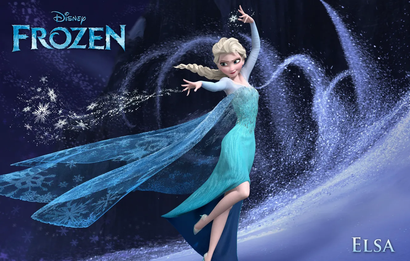 Photo wallpaper Frozen, Walt Disney, 2013, Elsa, Cold Heart, Animation Studios