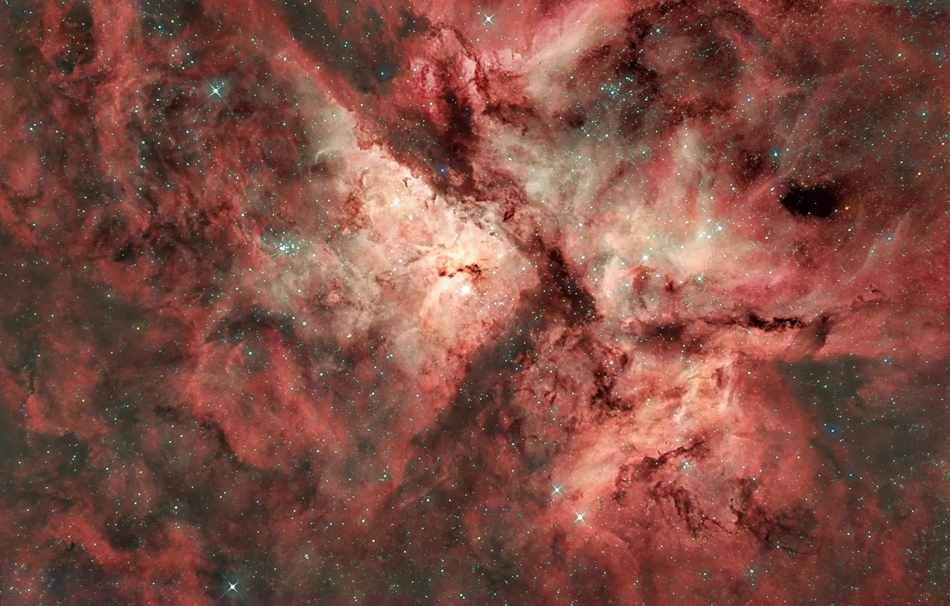 Photo wallpaper nebula, Carina Nebula, emission
