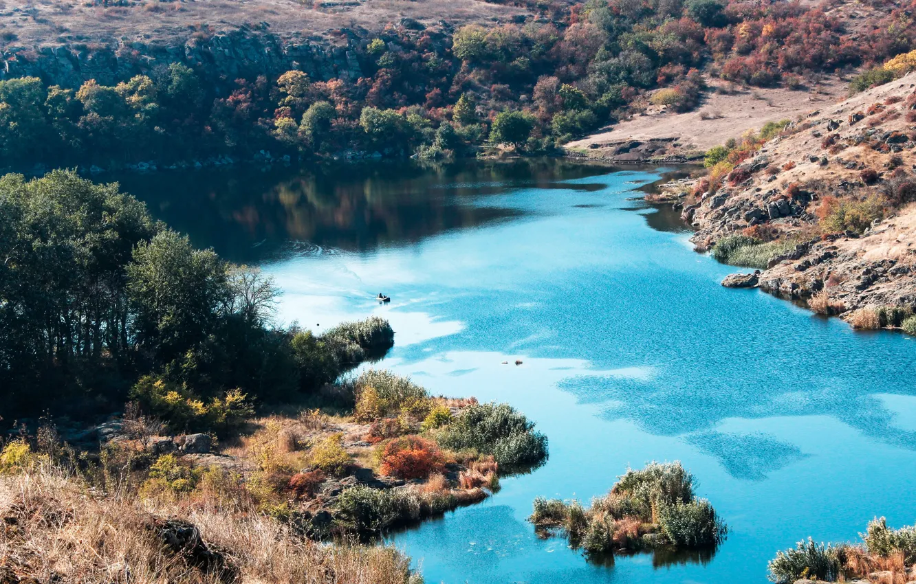 Photo wallpaper nature, Southern Bug, Fishing