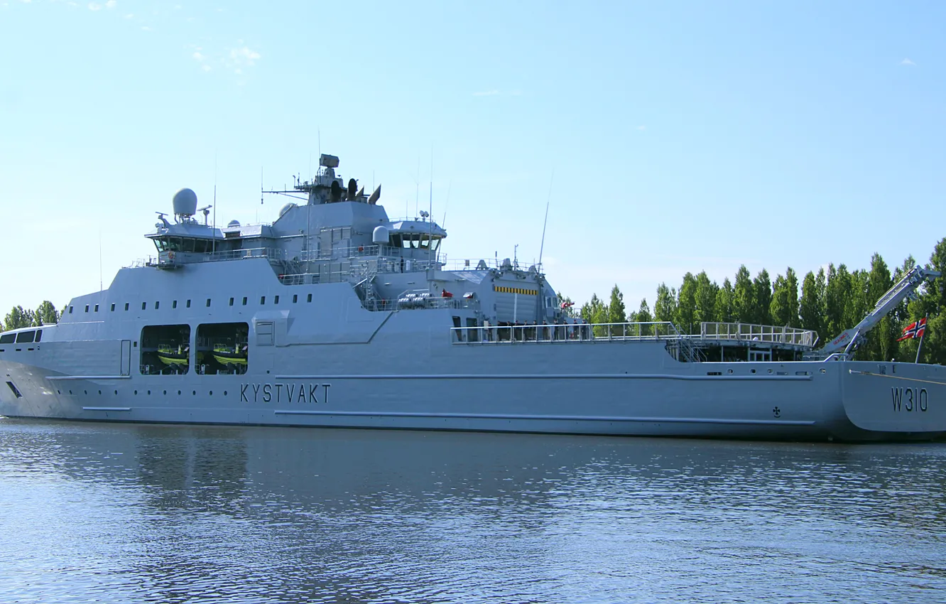 Photo wallpaper Norway, patrulny, KV Jan Mayen, ice class