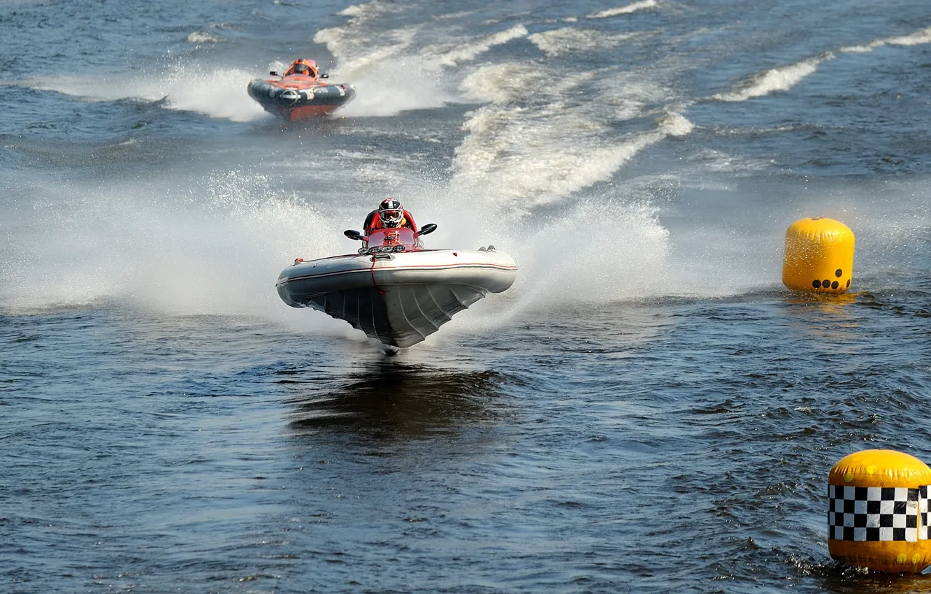 Photo wallpaper sport, race, boats