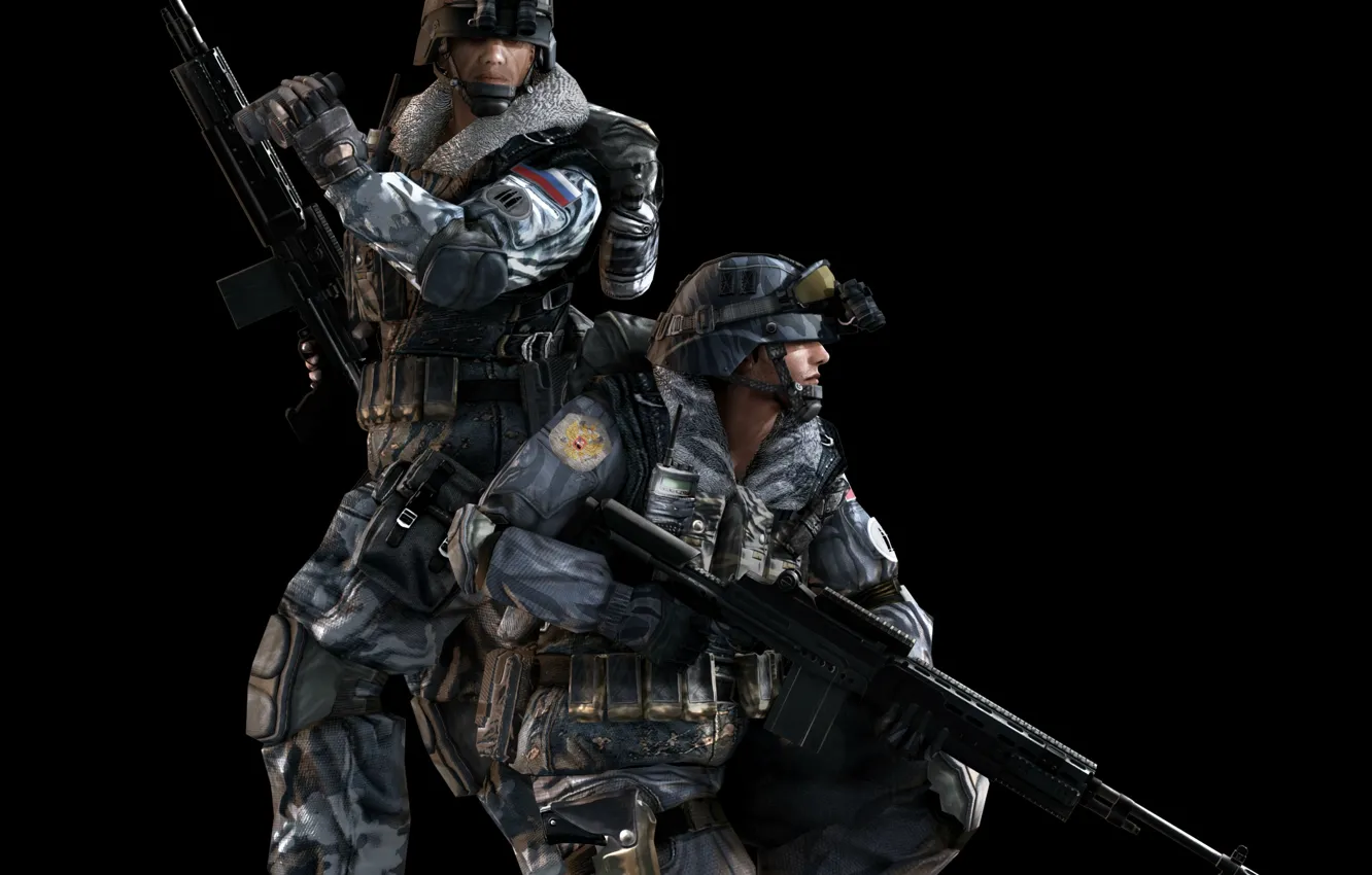 Photo wallpaper Microsoft, windows, gun, game, Russia, soldier, weapon, man