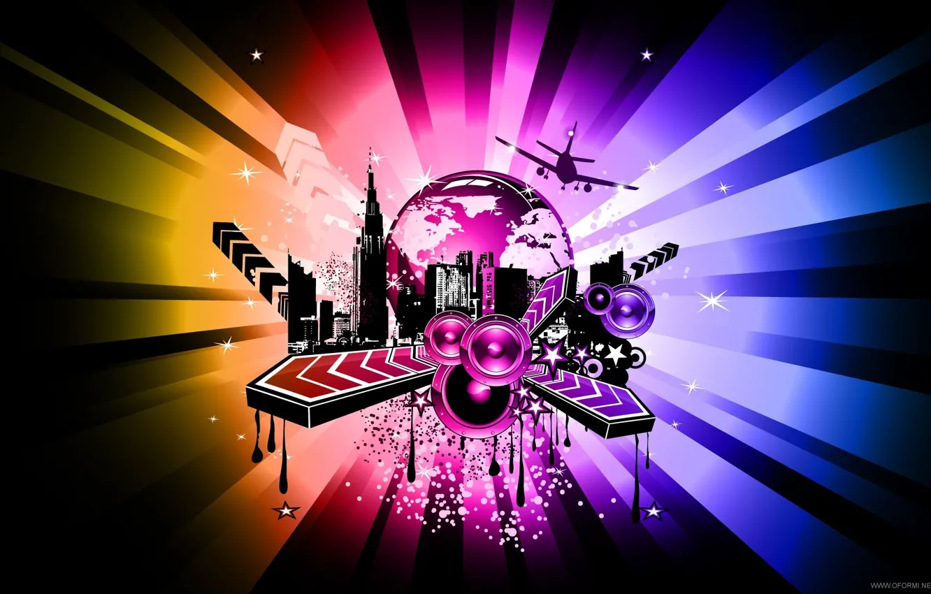 Photo wallpaper style, music, art, Music