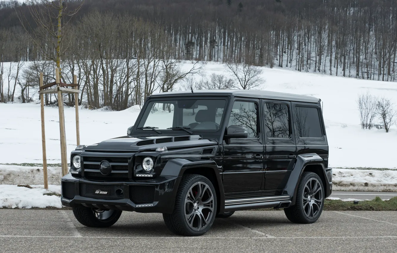 Photo wallpaper Mercedes-Benz, Mercedes, BRABUS, Gaelic, g, G-Class, Benz, FAB Design