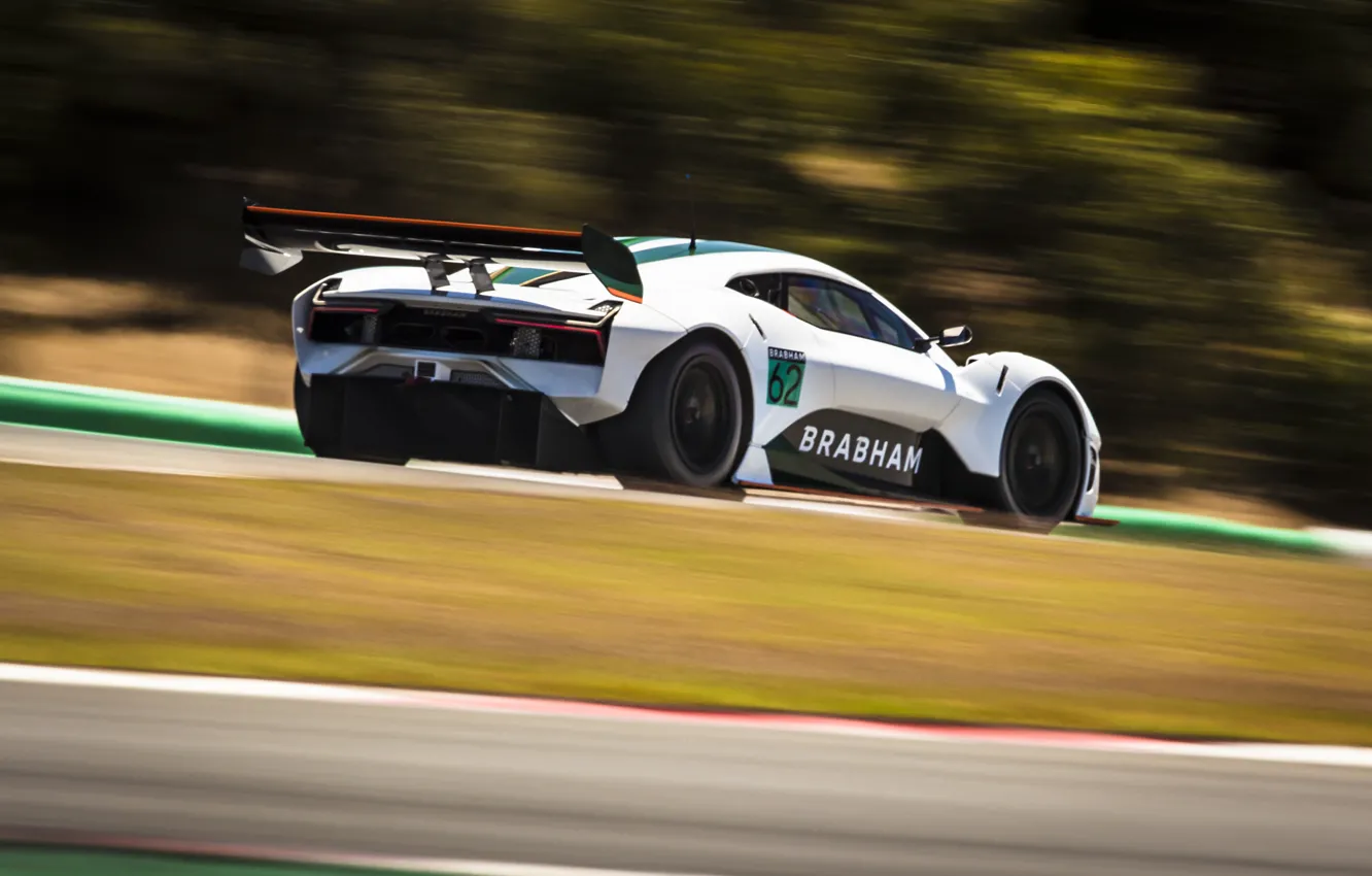 Photo wallpaper supercar, speed, Brabham, BT62, Brabham BT62