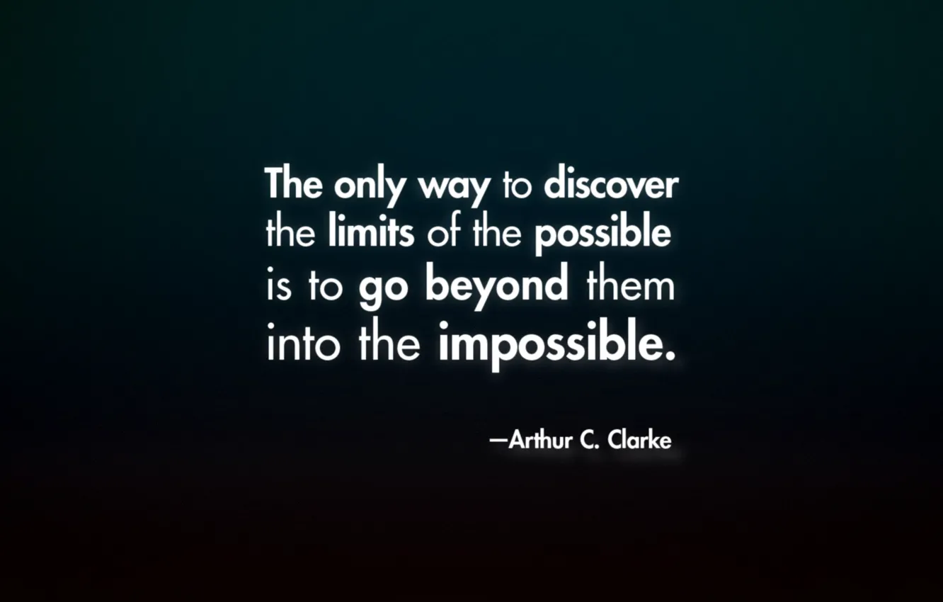 Photo wallpaper thoughts, limits, quote