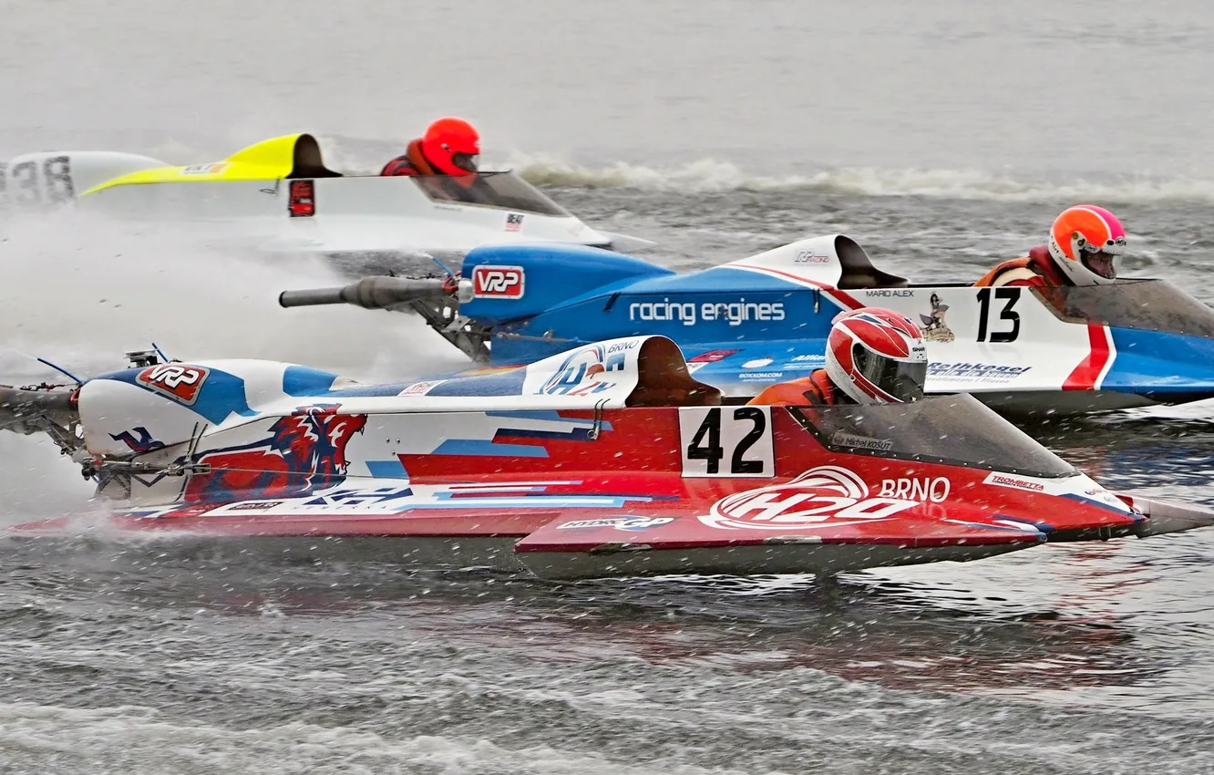 Photo wallpaper race, boat, speed