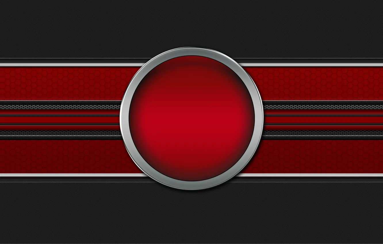 Photo wallpaper line, circles, mesh, Red Hex 7