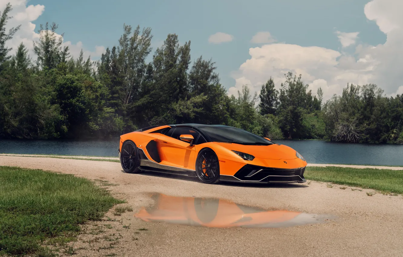 Photo wallpaper car, Lamborghini, wallpaper