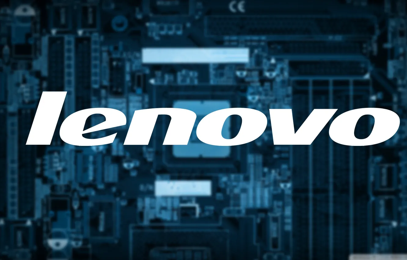 Photo wallpaper chip, logo, Lenovo, The Chinese company