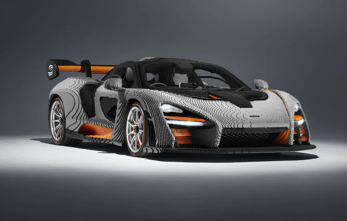 Photo wallpaper McLaren, Lego, Senna, 2019