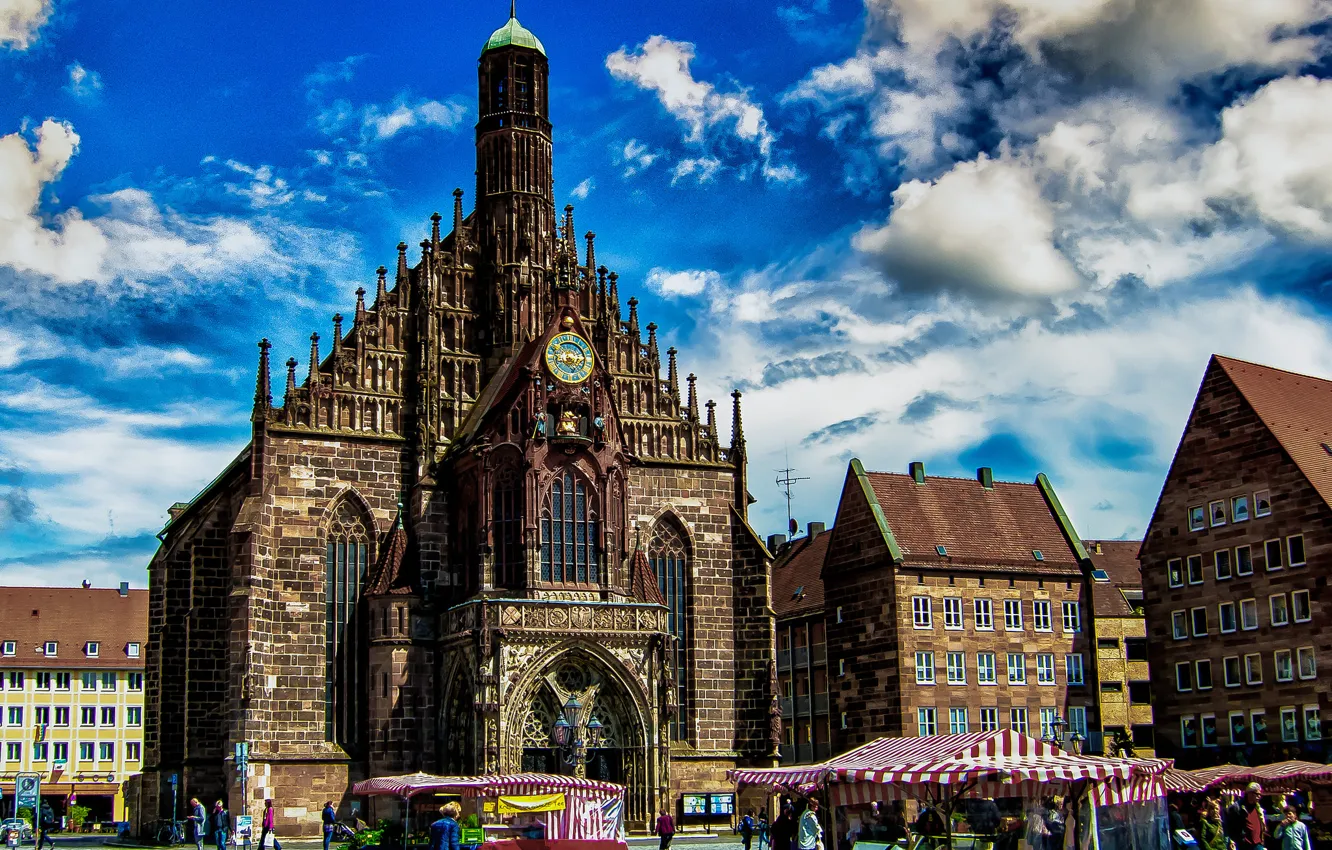 Photo wallpaper home, Germany, Bayern, area, Nuremberg