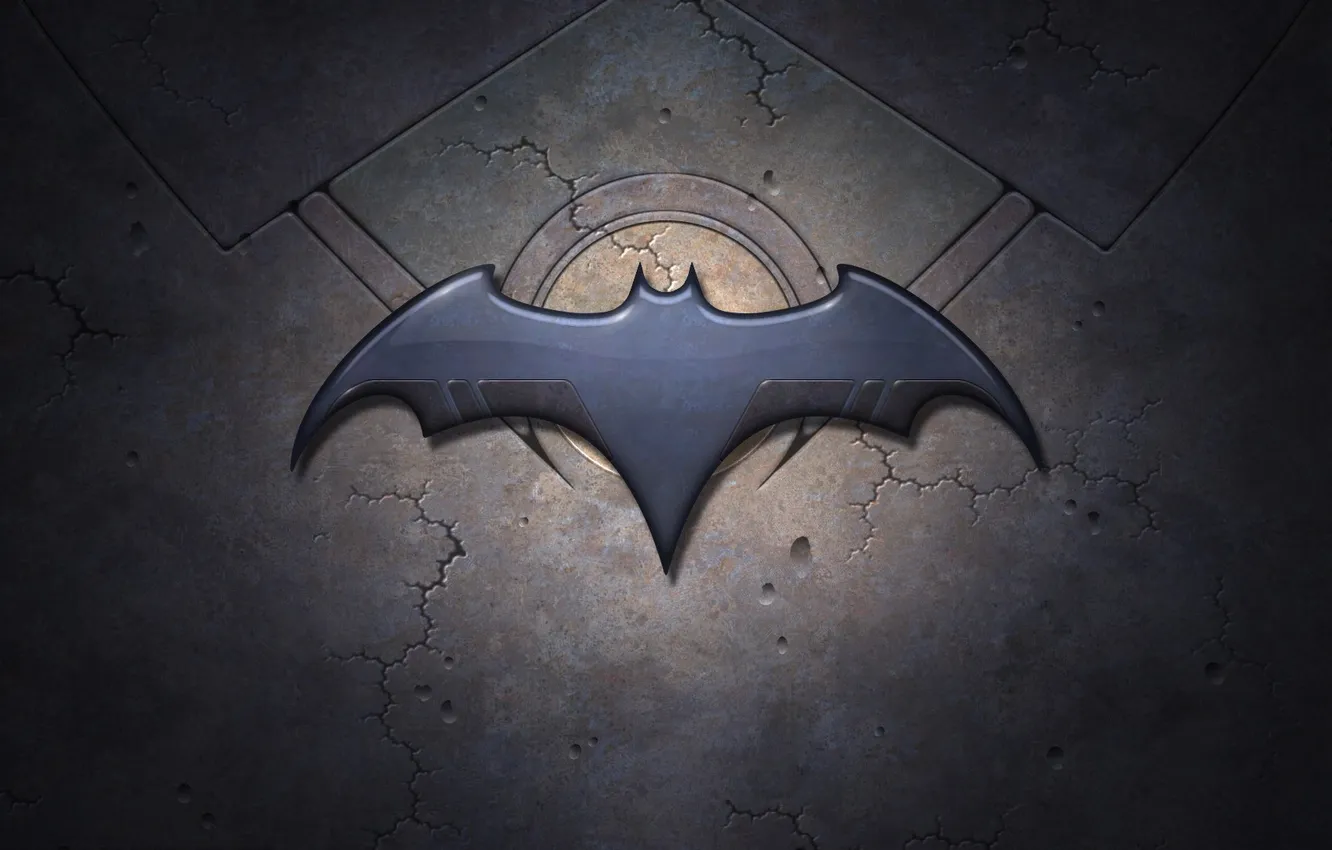 Photo wallpaper wall, Batman, logo, Batman
