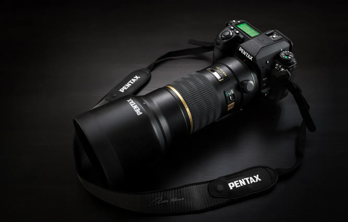 Photo wallpaper lens, the camera, Pentax, Pentax K-5IIs